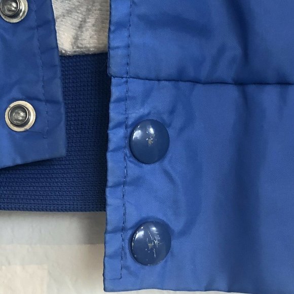 Vintage Hartwell Jacket Blue Satin Jacket Large - Picture 3 of 12